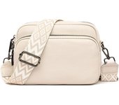 Bolsos cruzados para Mujer: bolsos de mano y bandoleras de cuero con Correa Ancha ajustable, Bolso Cruzado para Cámara para Mujeres, Niños, Viajes,