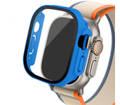 Glass+case For Apple Watch Ultra 2 case 49mm smartwatch PC Bumper+Screen Protector Tempered Cover iwatch series band Accessories