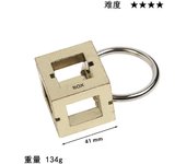 Classic IQ Metal Brain teaser Magic Puzzles Game Toys For Children Adults Funny Gifts Educational Toys Metal Puzzle