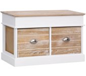 Banco de entrada 70x35x45 cm en Madera de Paulownia