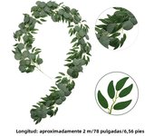 Artificial eucalyptus greenery vines leaves pine garland branches Wedding Decorations fake plants Flowers Home Decor Party