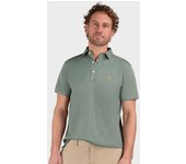 El Ganso Sepiia polo verde para hombre
