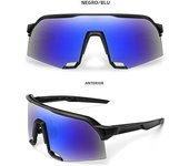 Gafas De Ciclismo 100 Para Hombres Y Mujeres Protección UV400 Gran Marco 5 Colores Deportes Correr Pesca Lentes De Polímero