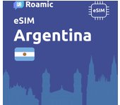 Roamic eSIM Argentina para Viajeros - eSIM para Argentina - Datos Móviles en 5G/4G y Conexión de Alta Velocidad. Evita Pagar Gastos de Roaming