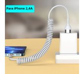 66W 5A USB Type C Data Cable 3A Micro USB Spring Pull Telescopic Fast Charging Cable for Sumsung Xiaomi POCO Huawei Honor LG