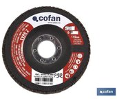 Disco basic laminado plano 115 mm. g-60 zirconio   caja 5 unid.