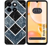 Tumundosmartphone Funda Silicona para Zte Blade A35 / A55 diseño Mármol 06 Dibujos