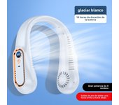 Ventilador de Cuello Portátil Sin Aspas , 5 Velocidades Regulables & Pantalla LED,Carga USB-C , Diseño Ultra Ligero,Silencioso