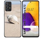 Tumundosmartphone Funda Gel Tpu para Samsung Galaxy A72 diseño Concha Dibujos