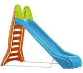 FEBER - Mega Slide, Gran Tobogán Infantil con Agua y Pasamanos, Escaleras Antideslizantes, Resistente, Seguro y de Fácil Montaje, Peso Máximo 50 kg, Para Niños de 3 a 10 años, Famosa (800009709)