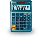 Calculadora Casio MS-120EM 12 Dígitos - Selector de Redondeo - Memoria GT Solar/p - Blister