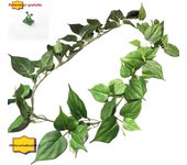 1pcs Artificial Vine Plants Hanging Large Bundle Ivy Leaf Green Plant Plastic Vine Plant Leaf Home Wedding Garden Tube Deco