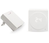Cronotermostato Domótica Inteligente WIFI Digital Energeeks Blanco para Controlar la Caldera a Distancia compatible con Google Chrome y Alexa