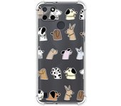 Funda Silicona Antigolpes para Realme C21Y / C25Y diseño Perros Dibujos