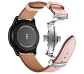 20mm 22mm Leather Band For Samsung Galaxy watch 5 4 6/classic/5 pro/active 2 40mm 44mm bracelet correa Huawei GT/2e/3/4 strap