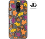 Tumundosmartphone Funda Gel Transparente para Xiaomi Redmi 8 diseño Otoño Dibujos