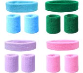 Pack de 4 Juegos de Bandas para el Sudor Absorbentes