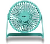 MINI VENTILADOR USB SOGO 21401G 12CM 5W VERDE