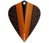 Plumas Target Darts Voltage Vision Ultra Aqua Orange  333360Marca,Target,Geometria,Kite,Micrones,100Dardos,Plumas,Plumas Target