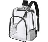 Mochila transparente resistente de plástico transparente para la escuela, el trabajo, los conciertos y la universidad
