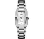 El reloj de mujer está hecho de acero inoxidable de alta calidad. Reloj elegante para mujer