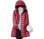 Plus size 5xl thick long down jacket women winter ultra light down jacket women with hooded down coat female hat detachable