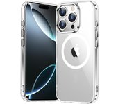 Anti-Yellowing Phone Clear Case for iPhone 16 Pro Max 15 Plus 14 13 Mini 12 11 SE 2022 2020 8 Magsafe Mag Safe Cover Accessories