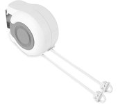 Tendedero retráctil para exteriores, secador de pared de 13 m, tendedero extensible para montaje en pared con 2 tendederos, para baño, balcón, jardín, viajes en interiores