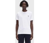 Fred Perry Ringer T Shirt Camiseta blanca para hombre