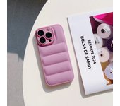 Simple fashion solid color down jacket Phone Case For iPhone 16 15 14 13 12 11 Pro Max X XR 8 7 Plus Down Jacket Anti Fall Cover