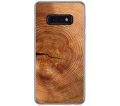 Tumundosmartphone Funda Gel Tpu para Samsung Galaxy S10e diseño Madera 04 Dibujos