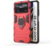Max Power Digital Funda para móvil Xiaomi Poco X4 Pro 5G Carcasa Magnética con Anillo Imán Antigolpes Resistente Rígida Dura [Tecnología de Absorción de Golpes]