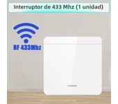 Tuya WiFi Smart Switch 433Mhz Relay Receiver Wireless 1/2/3 Gang 86 Wall Panel Switch APP Control Works with Alexa Google Home