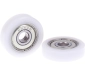 6*25*7mm F Type Plane Plastic Pulley Flat Package Bearing 626zz Bearing Wheel For Door Window Bearing Wheel