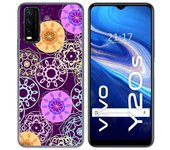 Tumundosmartphone Funda Gel Tpu para Vivo Y20s / Y11s diseño Radial Dibujos