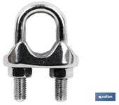 Sujetacables acero inoxidable m-12   caja 5 unid.
