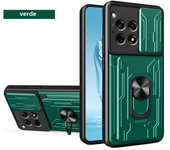Card Slot Camera Protect Case for OnePlus 12R 12 10T One Plus Ace 3 1 + Nord Ce3 Lite Nord N30 N20 Armor Hybrid Ring Cover