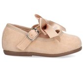 LUNA B Bailarina Rbs-1130 Beige para Niña - Diseño Diario - Suela Plana