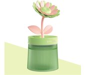 2024 Humidifier Portable USB Ultrasonic Colorful Cup Aroma Diffuser Cool Mist Maker Flower Air Humidifier Purifier With Light