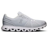 Zapatillas Grises On Running Cloud 6 Glazier/White Cómodas y Ligeras