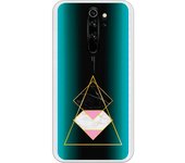Funda compatible con Xiaomi Redmi Note 8 Pro - Rombos Triangulo Marmol