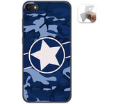 Tumundosmartphone Funda Gel Tpu para Alcatel 1V 2019 diseño Camuflaje 03 Dibujos