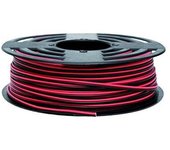 Rollo 100m cable paralelo rojo/negro (2x1,5)