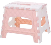 Folding Step Stool with Handle Portable Collapsible Plastic Small Foot Stool Bathroom Stepping Stool Folding Step Stools for Kid