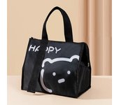 Portable Thermal Lunch Box Bags for Women Kids Food Storage Handbags Travel Picnic Pouch Insulated Cooler Bento Bag