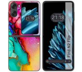 Funda Carcasa Dura para Oppo Find N2 Flip 5G diseño Mármol 15 Dibujos