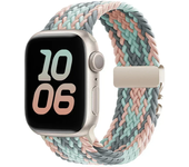 Braided Strap For Apple Watch Band 44mm 40mm 45mm 49mm 41mm 38 buckle Bracelet  iWatch Series se 7 6 8 9 10 Ultra2 Magnetic Band