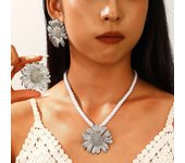 3 Pcs/set Simple Fashion Starfish Pendant Necklace Ocean Style Party Banquet Exaggerated Earrings Personalized Women Jewelry Set