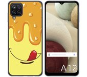Tumundosmartphone Funda Gel Tpu para Samsung Galaxy A12 / M12 diseño Helado Vainilla Dibujos