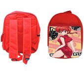 PACK MOCHILA ROJA Y ESTUCHE ranma 1/2 serie amor humor ecchi school material anime shonen bishoujo